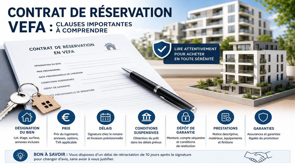 Contrat de réservation VEFA