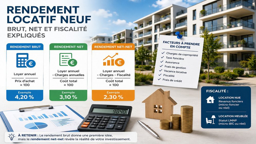 Rendement locatif neuf